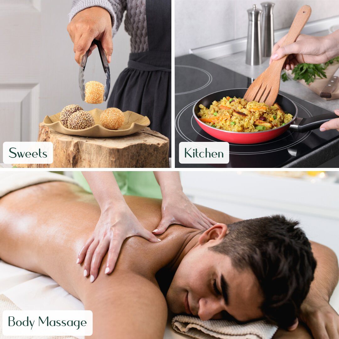 Cold Pressed Sesame Oil, Organic, Pure and Natural