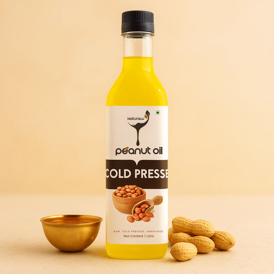 Cold Pressed Peanut Oil Organic, Pure and Natural